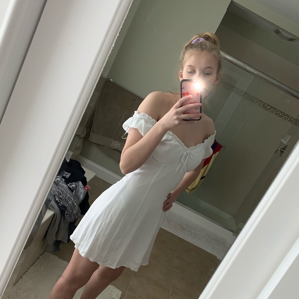 Cute white dress